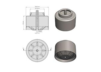 Luftfeder Unterer Kolben 2405.002