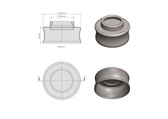 Air Spring Lower Piston 2405.001