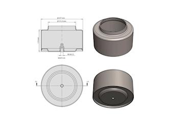 Front Air Spring Lower Piston 2405.006