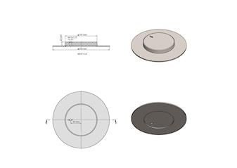 Rear Air Spring Top Plate 2405.039