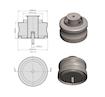 Air Spring Lower Piston 2405.013