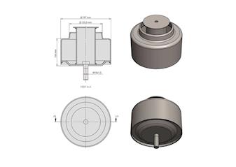 Air Spring Lower Piston 2405.014