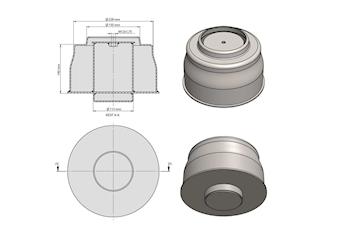 Front Air Spring Lower Piston 2405.019