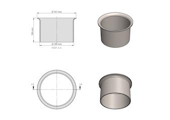 Air Spring Lower Piston 2405.022