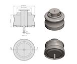 Rear Air Spring Lower Piston 2405.023