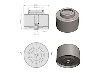 Man Arka Alt Körük Pistonu 2405.025