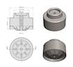 Rear Air Spring Lower Piston 2405.028