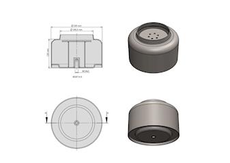 Air Spring Lower Piston 2405.029