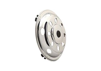 Marathon Stainless Wheel Cover Front 17.5" 2802.049