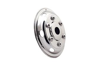 Deep Simulator Stainless Wheel Cover Front 17.5" 2802.051