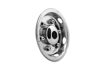 Deep Simulator Stainless Wheel Cover Rear 17.5" 2802.052