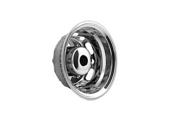 Deep Simulator Stainless Wheel Cover Snap Rear 16" 2802.068