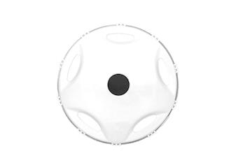 Plastic Wheel Cover White Rear 22.5" 2802.076