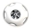 Plastic Wheel Cover White Front Slim 16" 2802.081