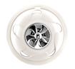 Plastic Wheel Cover White Rear Slim 16" 2802.082